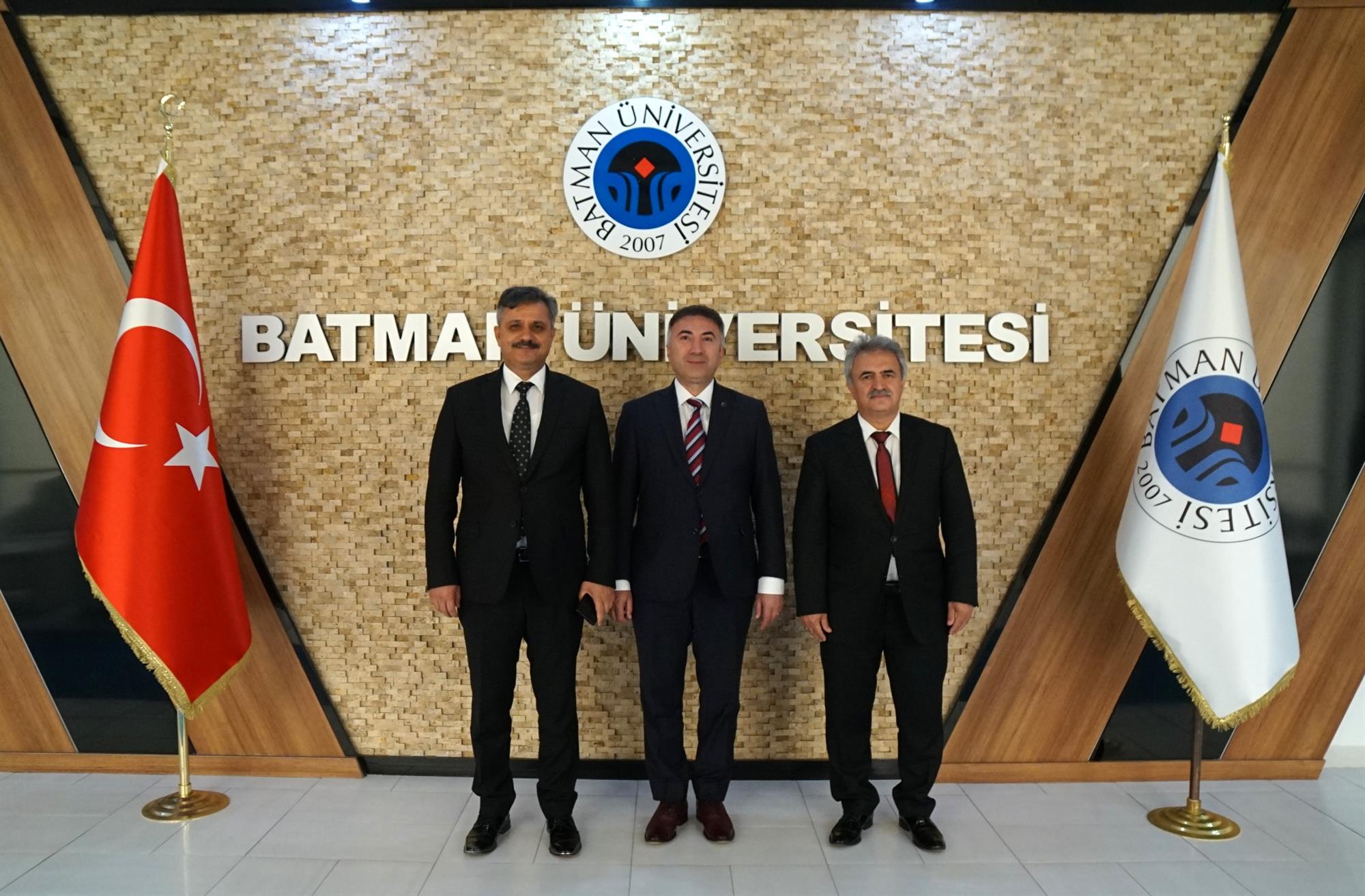 Rektörümüz Prof. Dr. Nihat Şındak’tan Batman Üniversitesi Rektörü Prof. Dr. İdris Demir’e Hayırlı Olsun Ziyareti