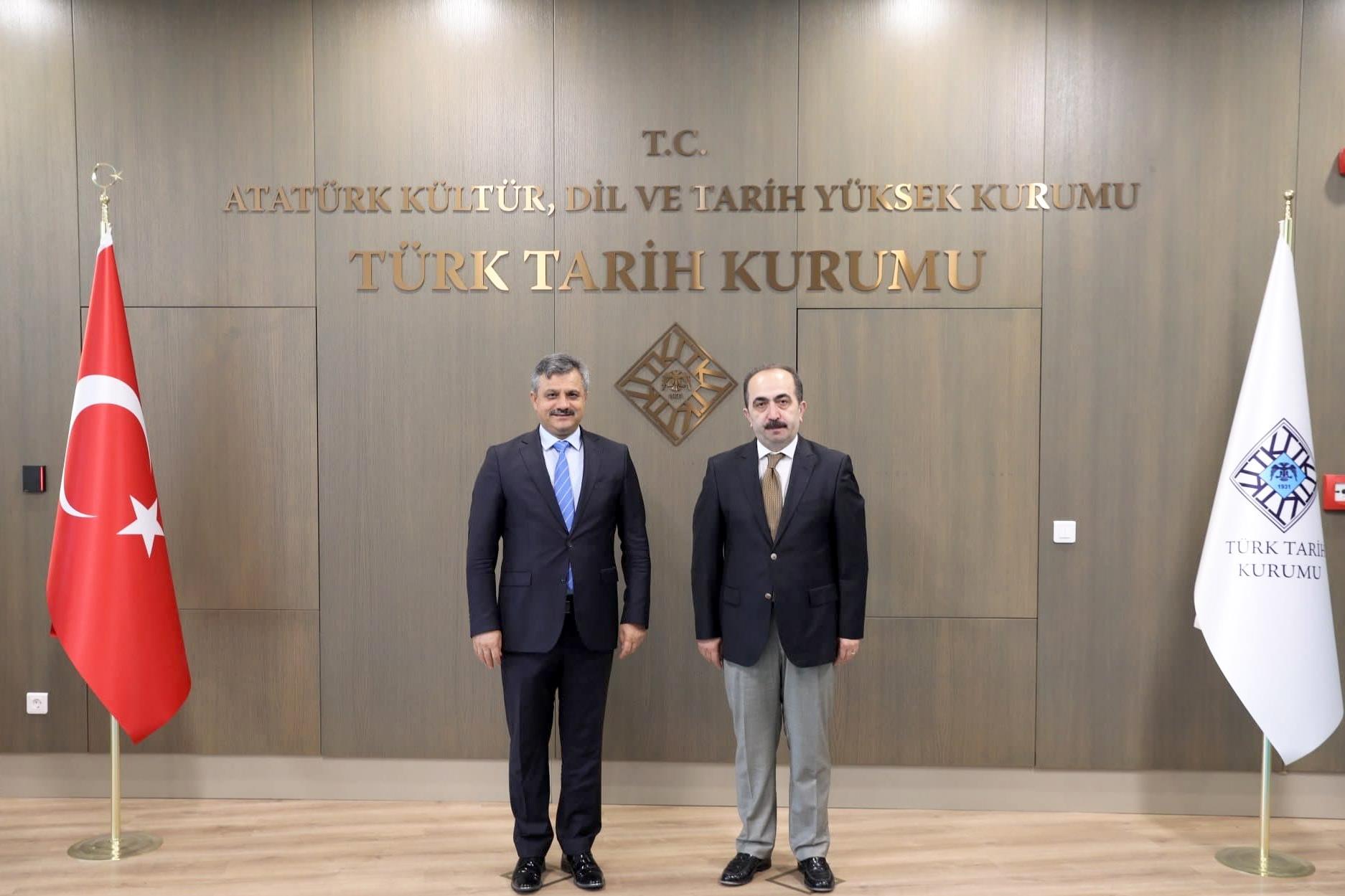 Rektörümüz Prof. Dr. Nihat Şındaktan Türk Tarih Kurumuna Ziyaret